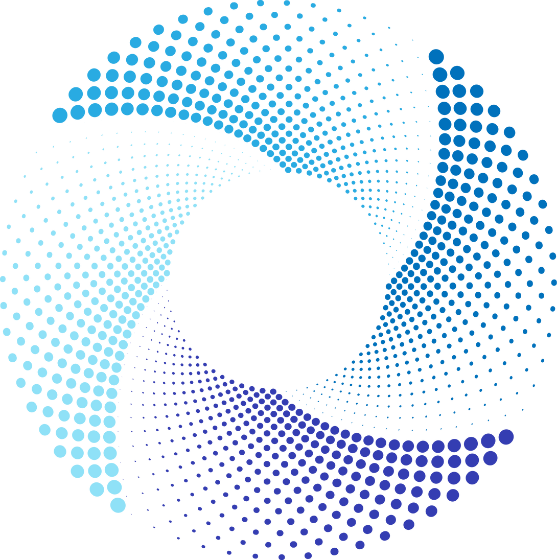 Abstract Dot Circle Design